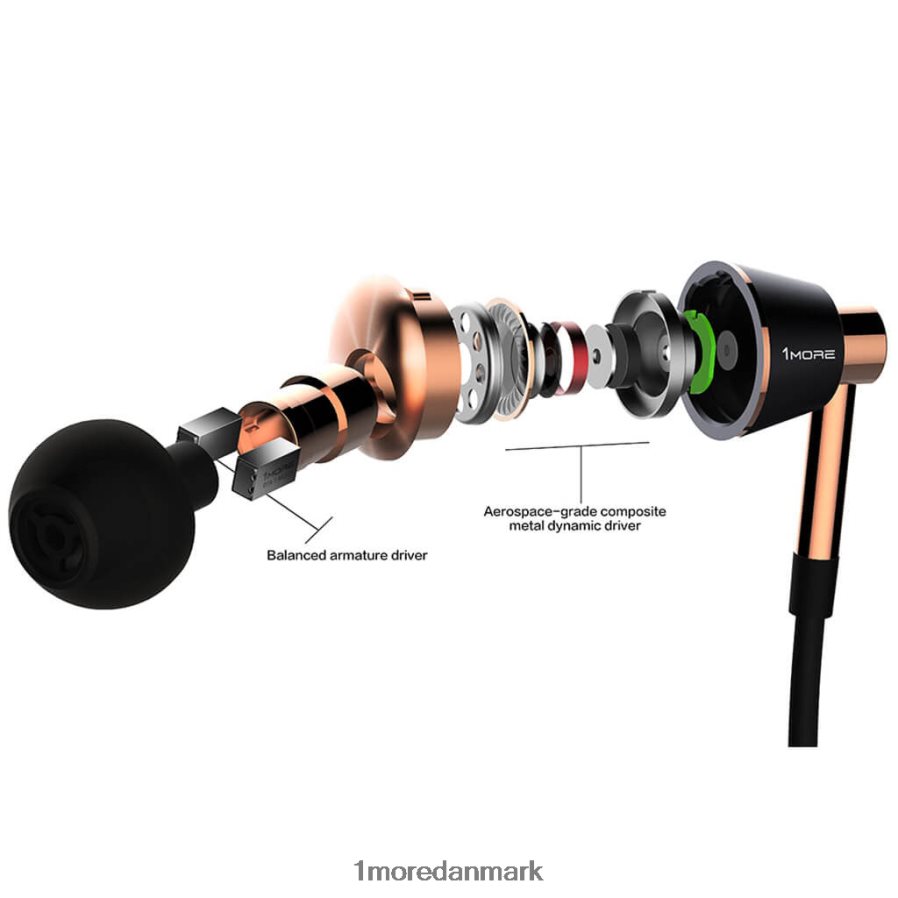 1MORE triple driver in-ear hovedtelefoner N662X22 hovedtelefoner sølv